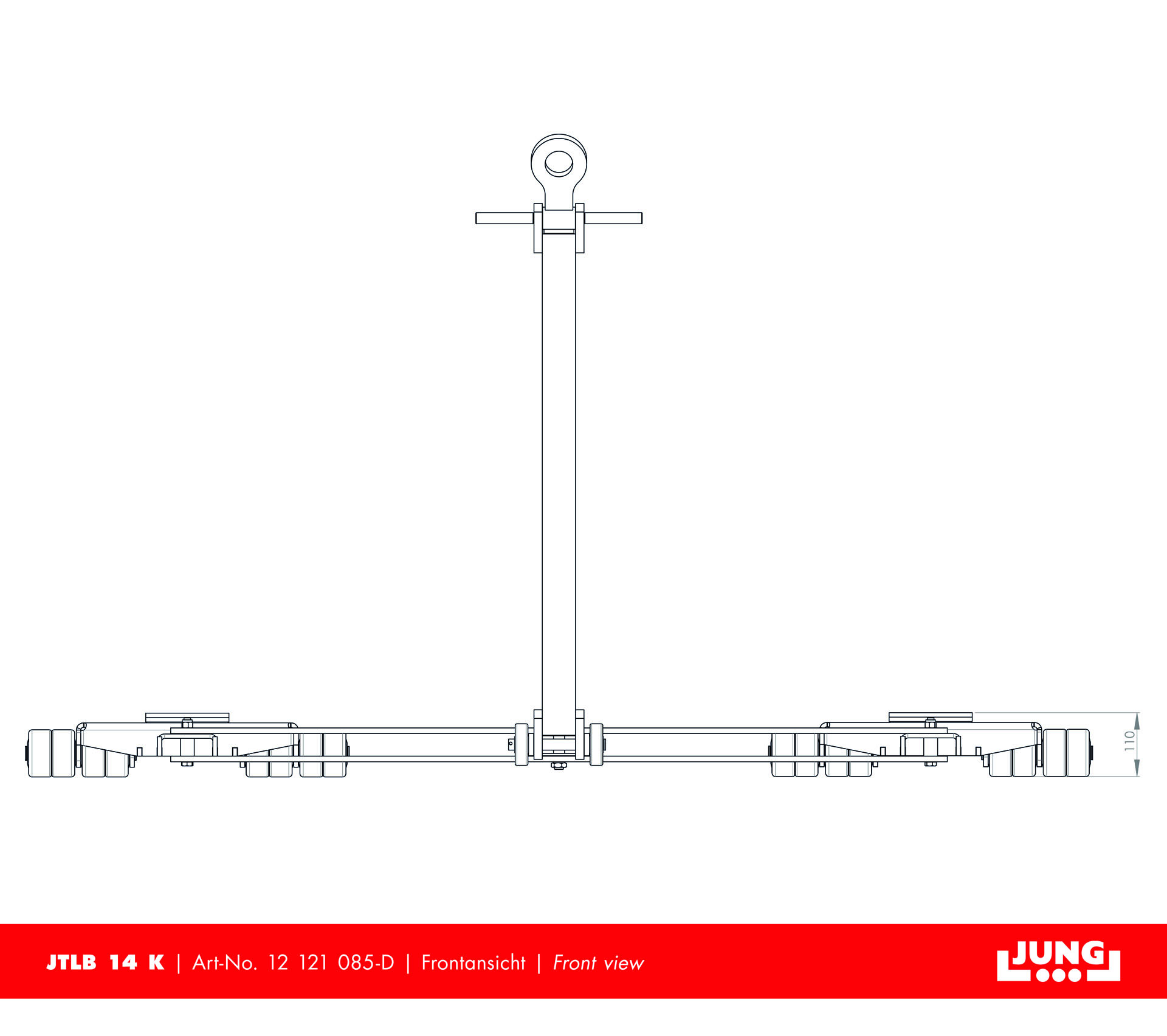 Tandem trolley JTLB 14 K