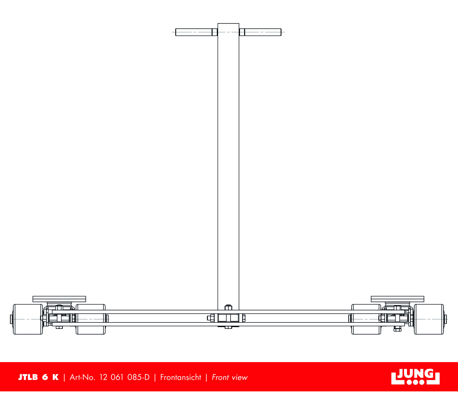 Tandem trolley JTLB 6 K