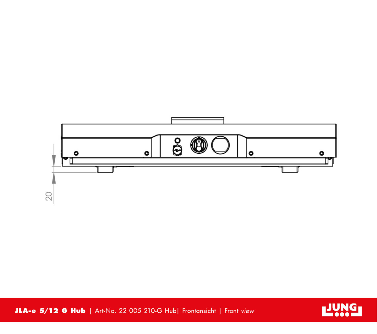 Transport trolley JLA-e 5/12 G with stroke facelift