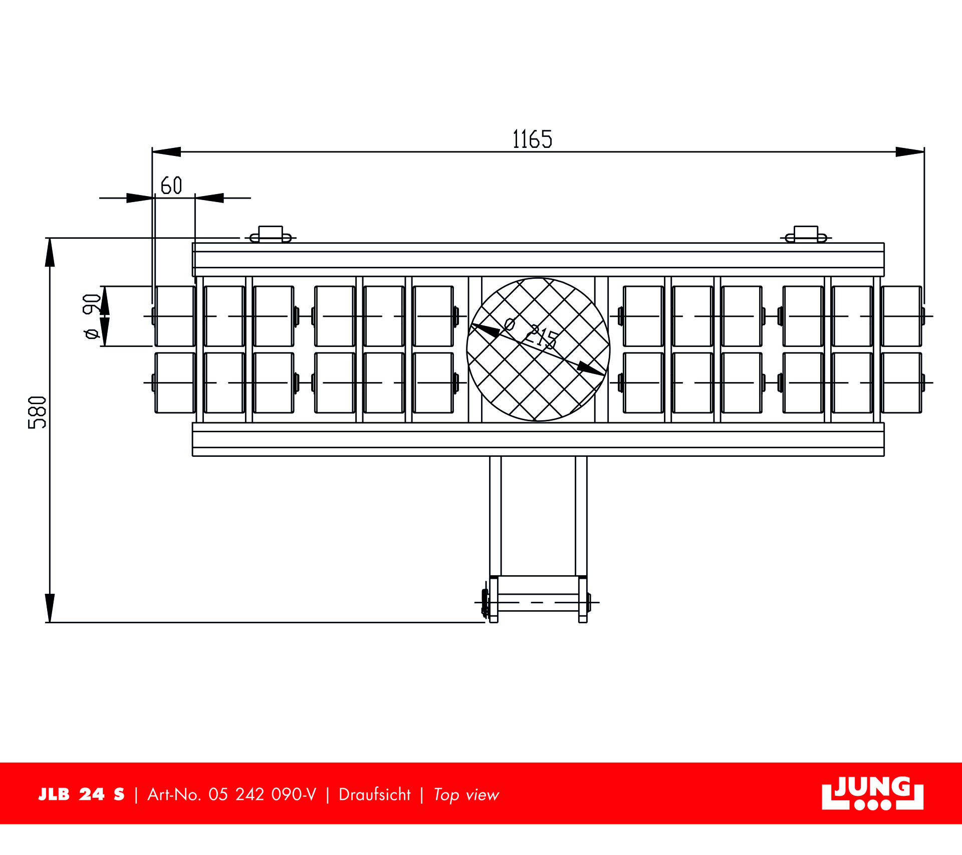 Steerable trolley JLB 24 S 