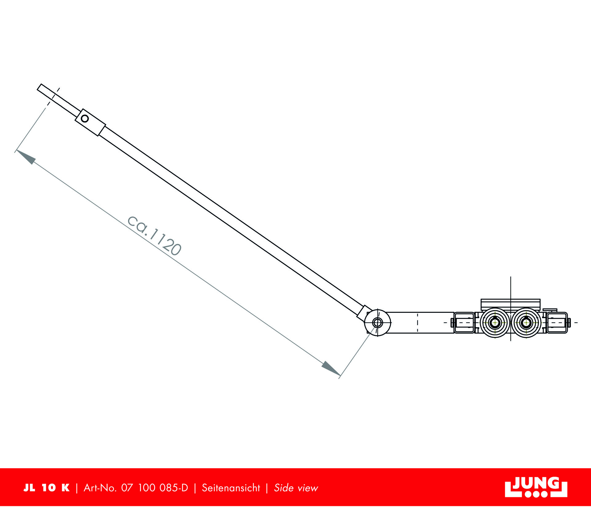 Steerable trolley JL 10 K Professional