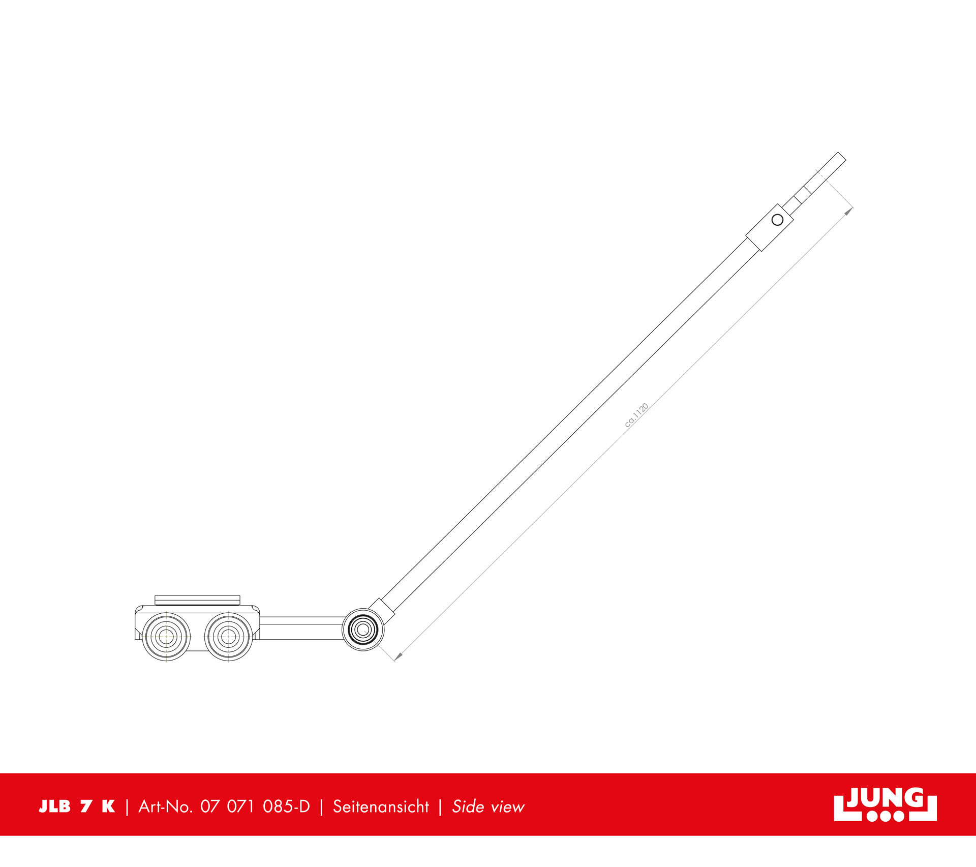 Steerable trolley JLB 7 K Professional