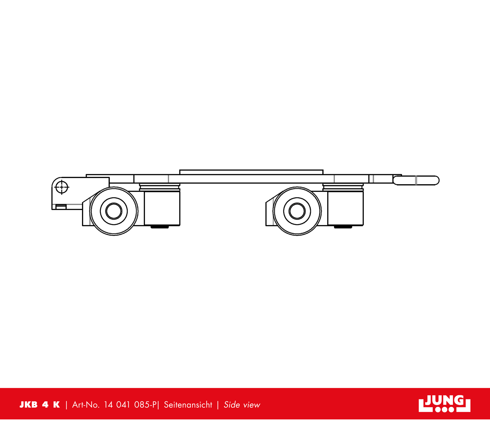 Revolving transport trolley JKB 4 Set 