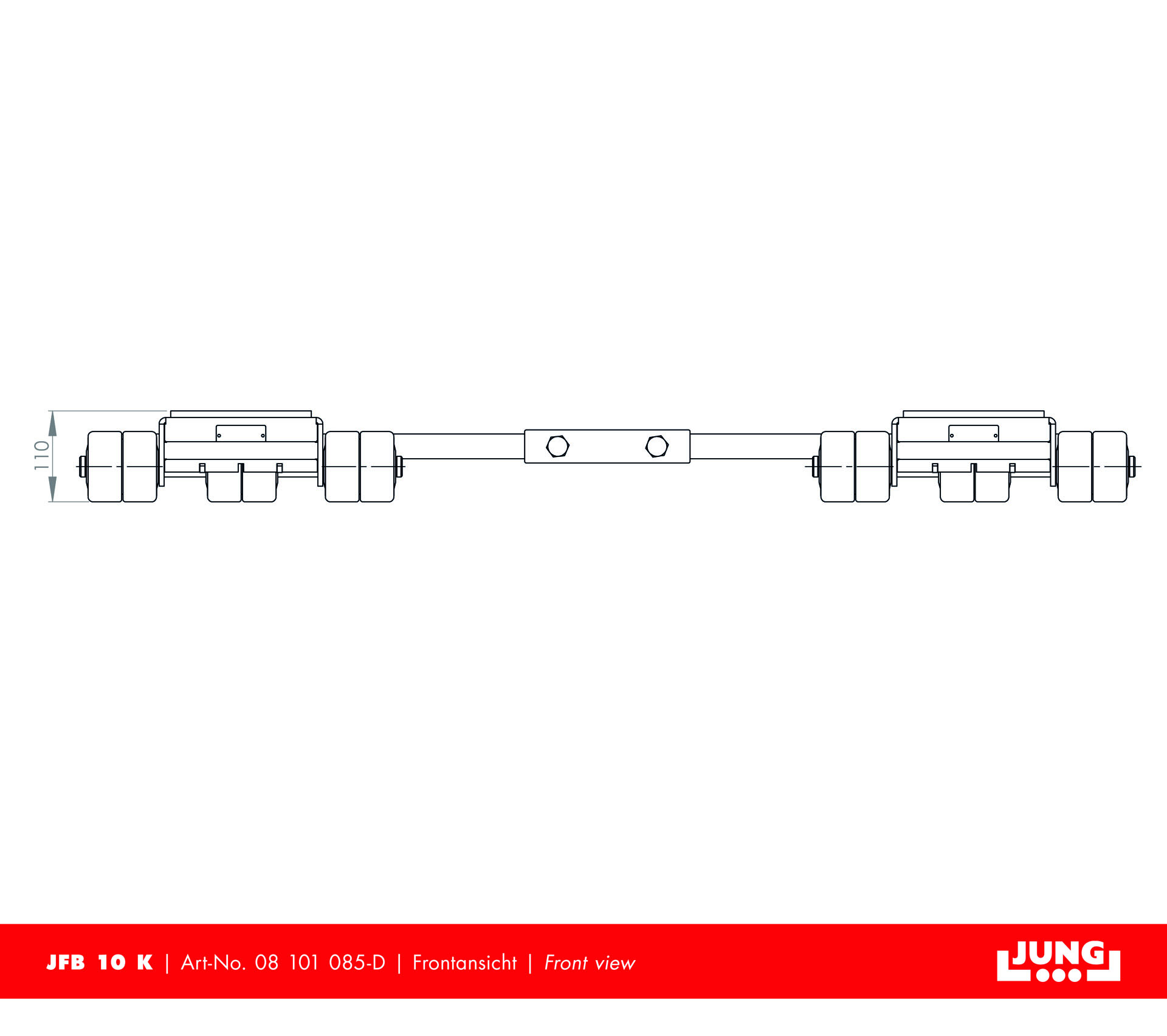 Adjustable trolley JFB 10 K Professional