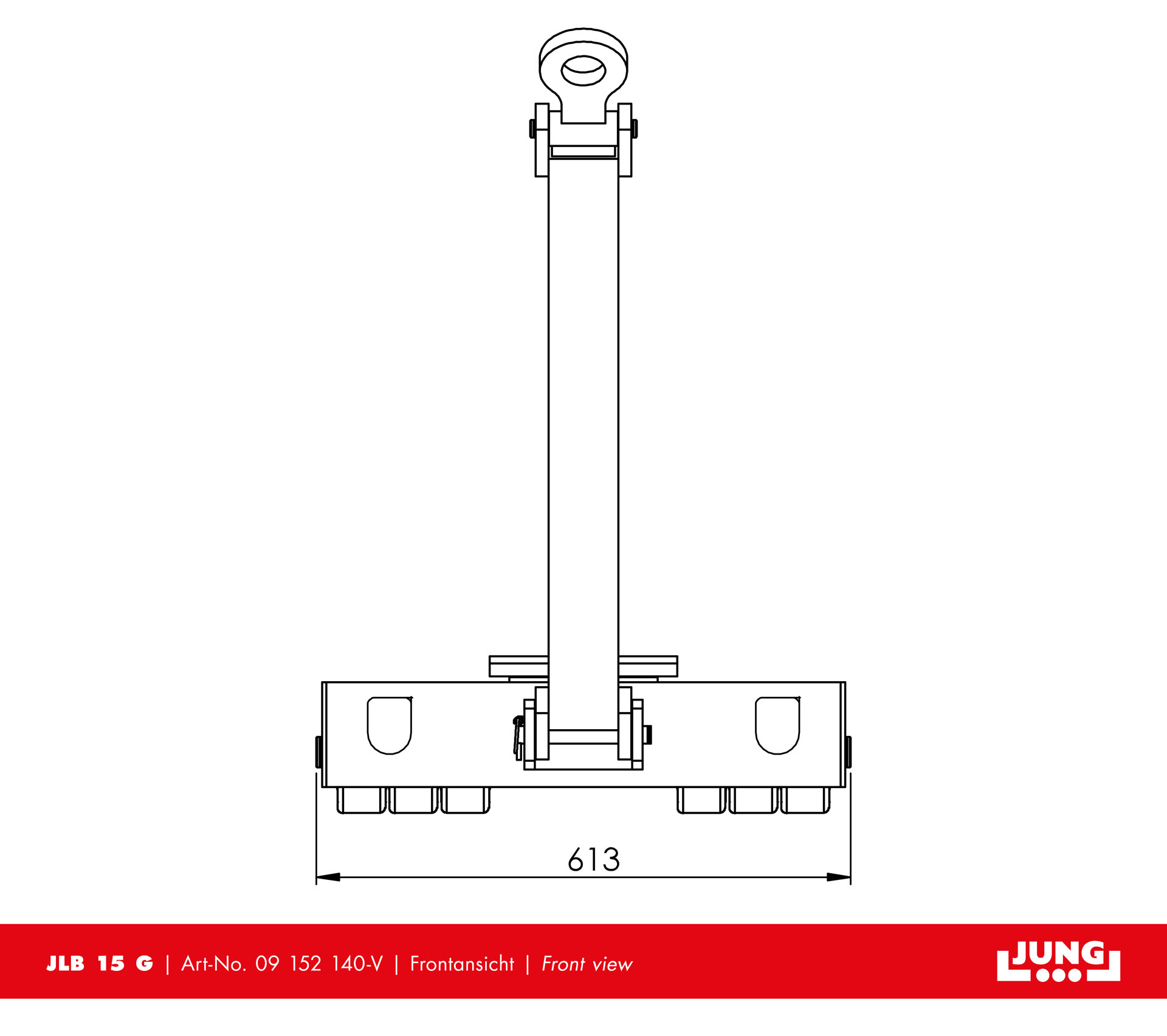 Steerable trolley JLB 15 G