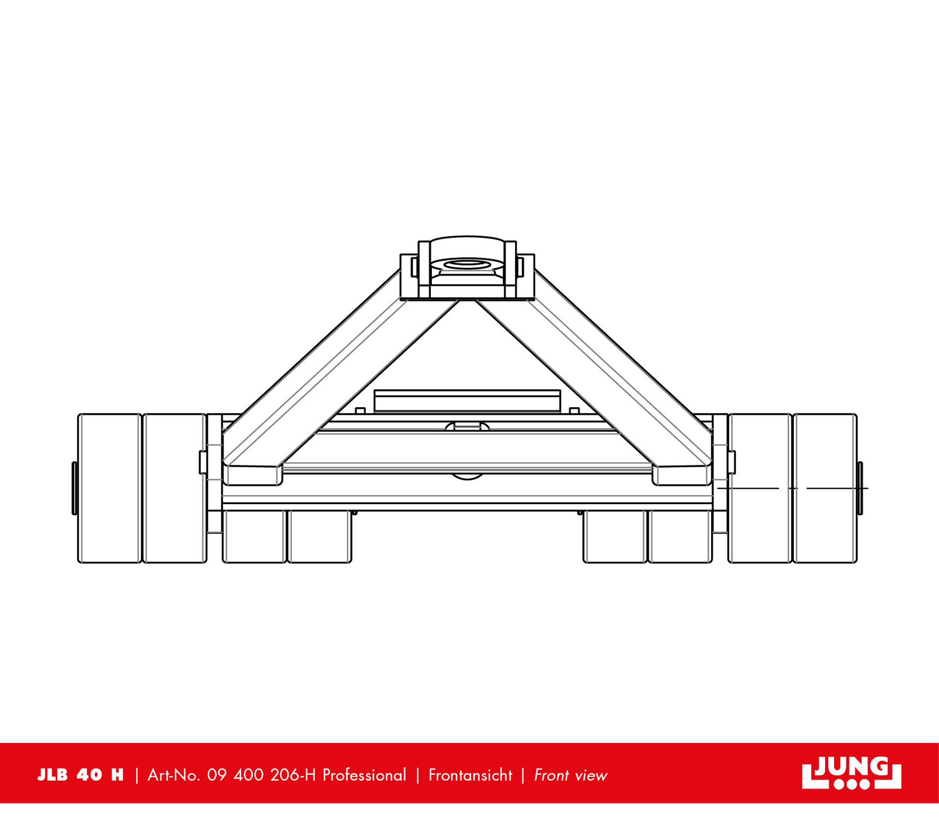 Steerable trolley JLB 40 H Professional