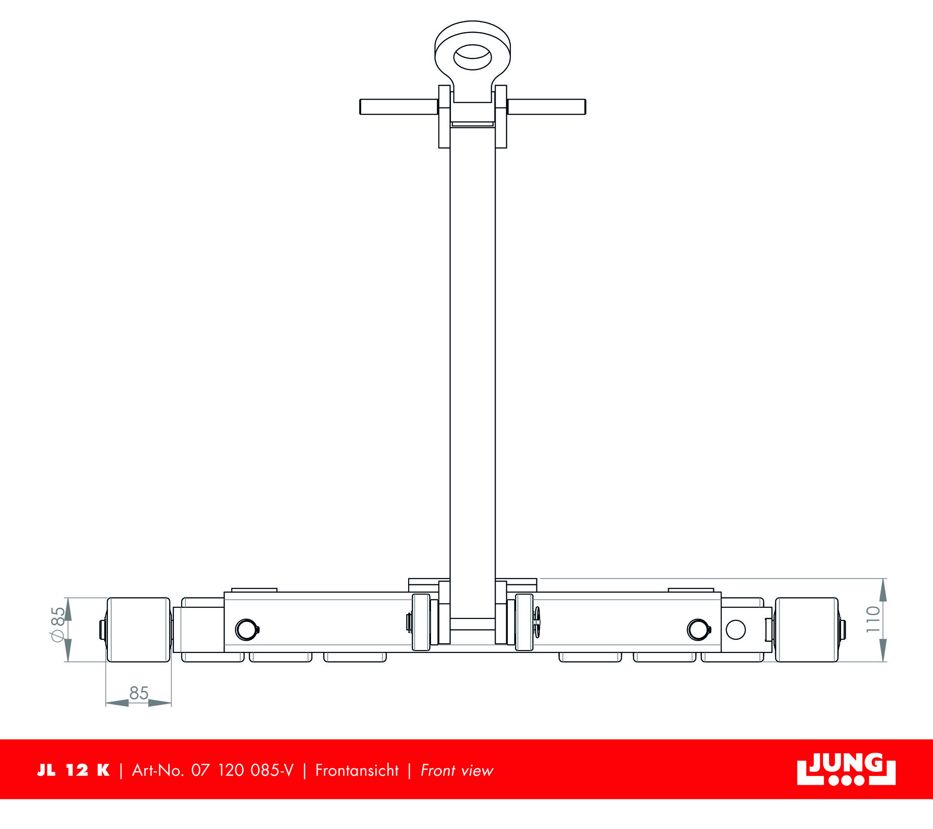 Steerable trolley JL 12 K