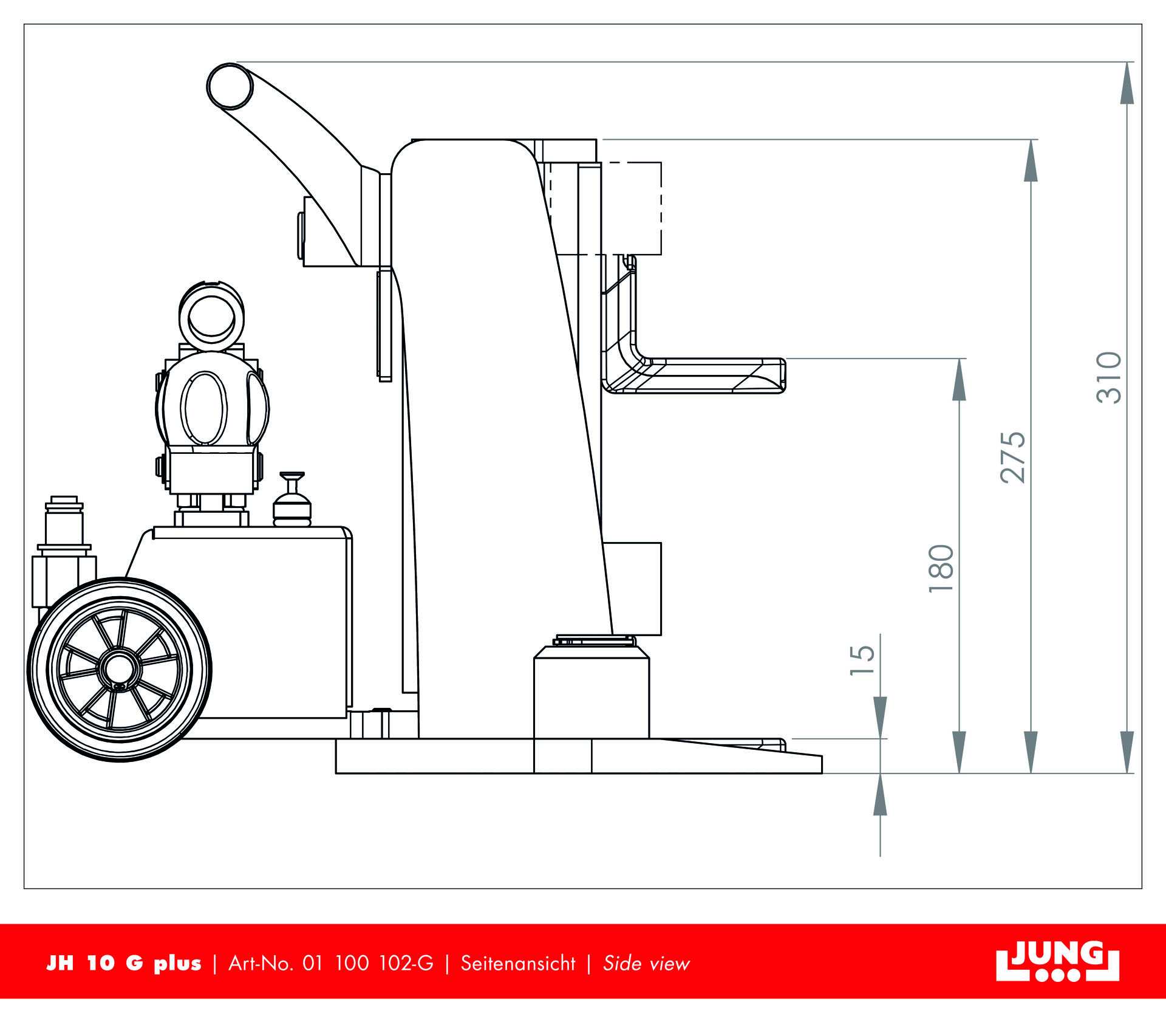 JH 10 G plus - Hydraulic jack 