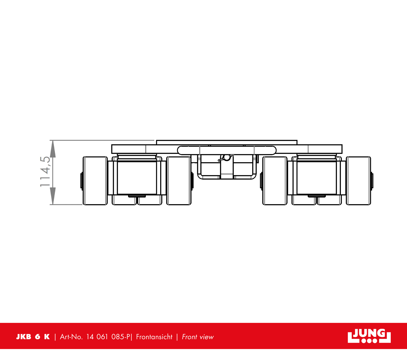 Revolving transport trolley JKB 6 K Set 