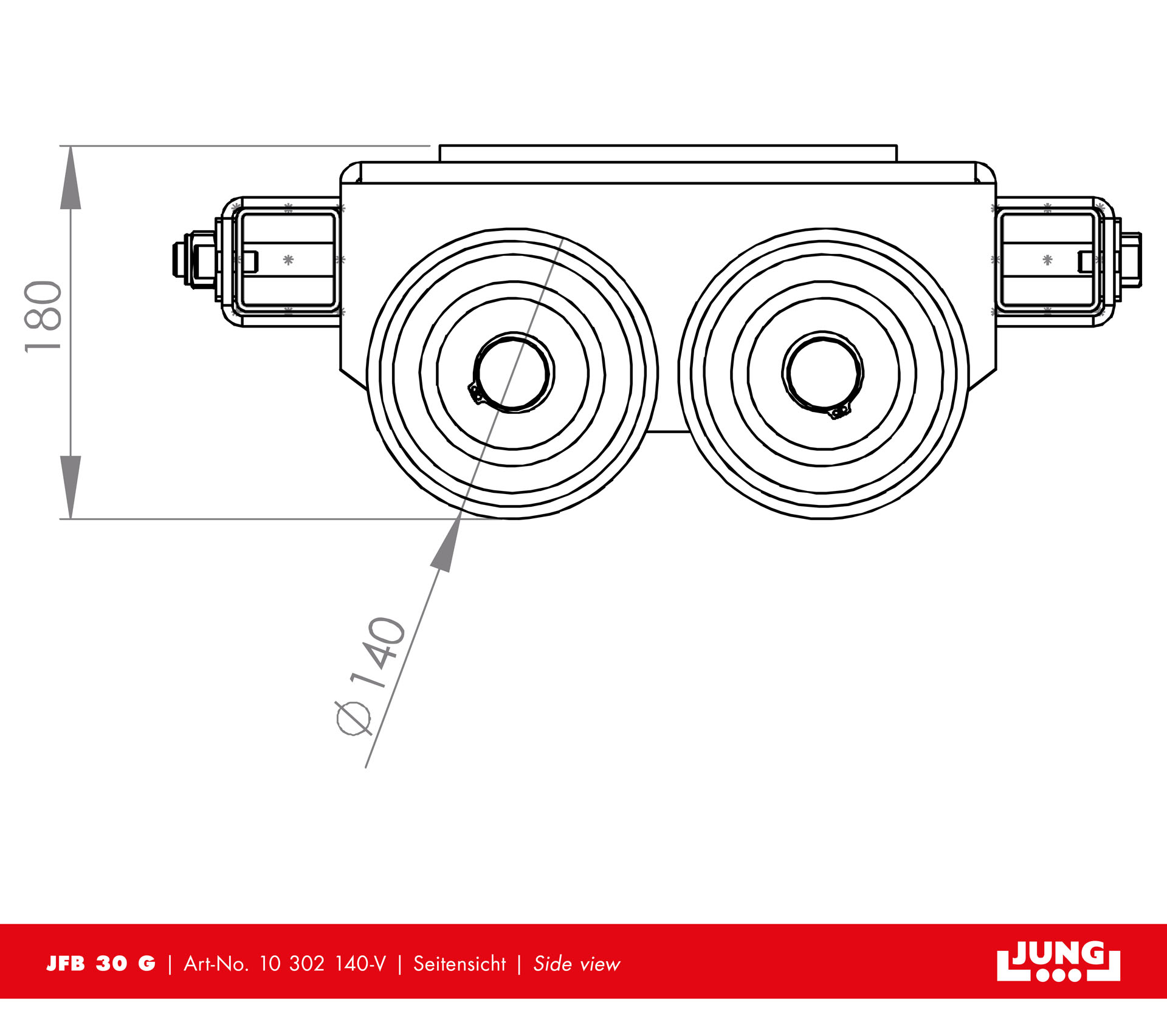 Adjustable trolley JFB 30 G