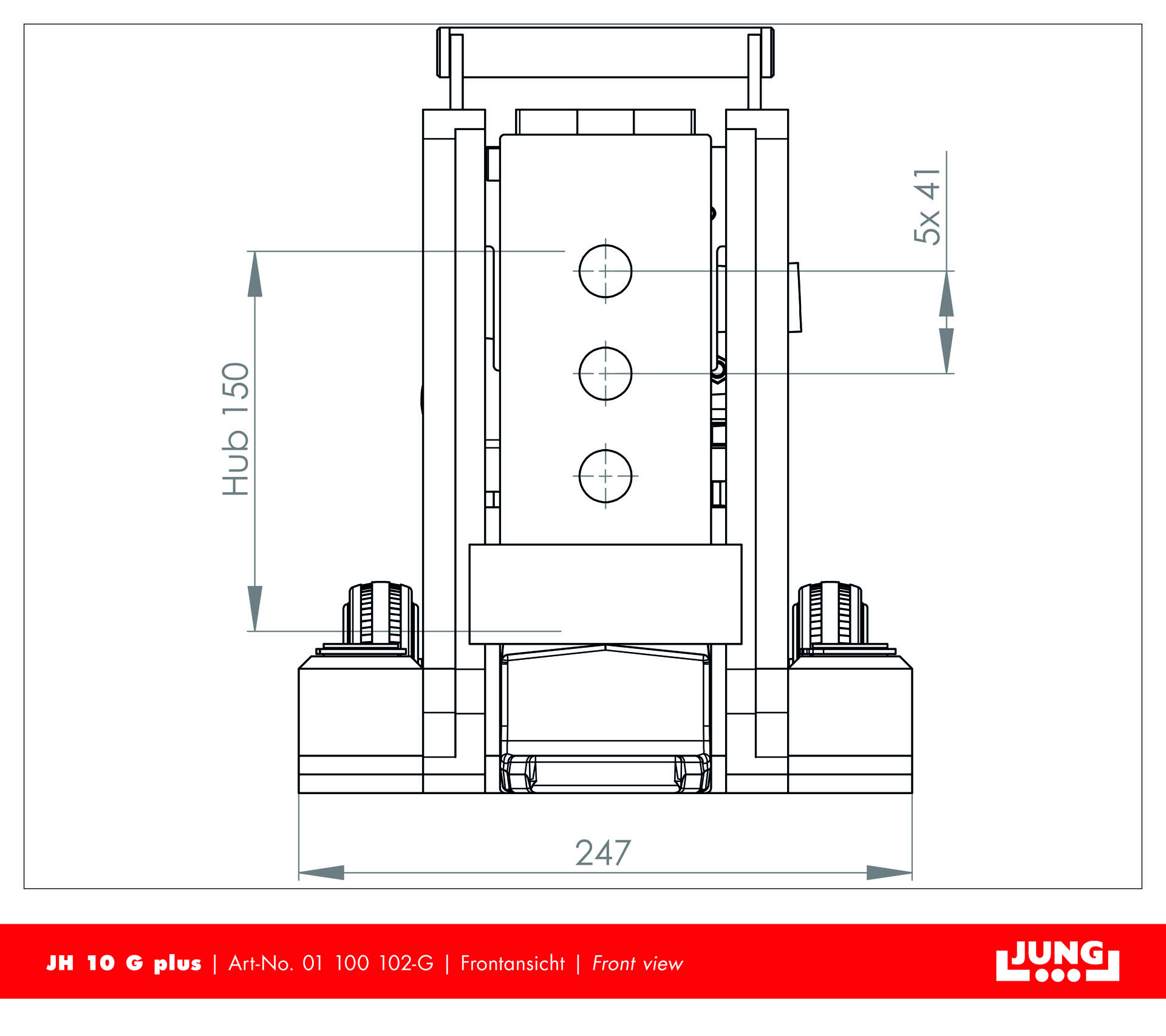 JH 10 G plus - Hydraulic jack 