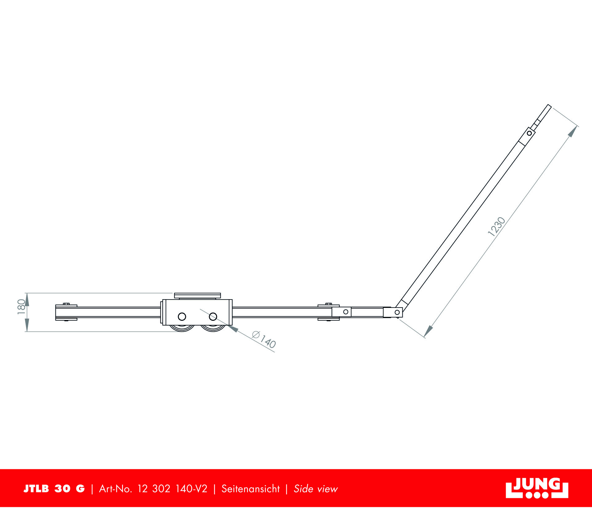 Tandem trolley JTLB 30 G