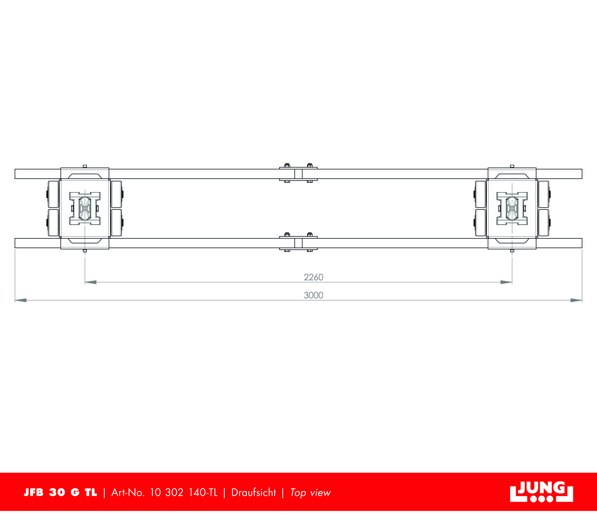 Containerfahrwerk JFB 30 G Twistlock