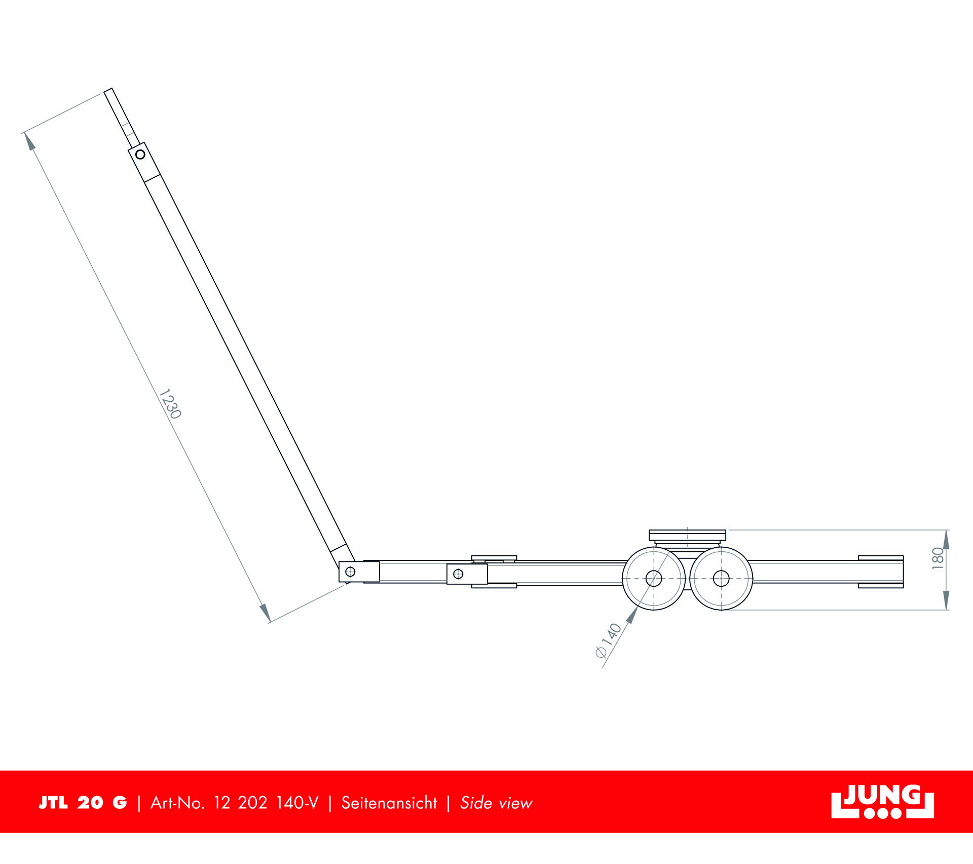 Tandem trolley JTL 20 G