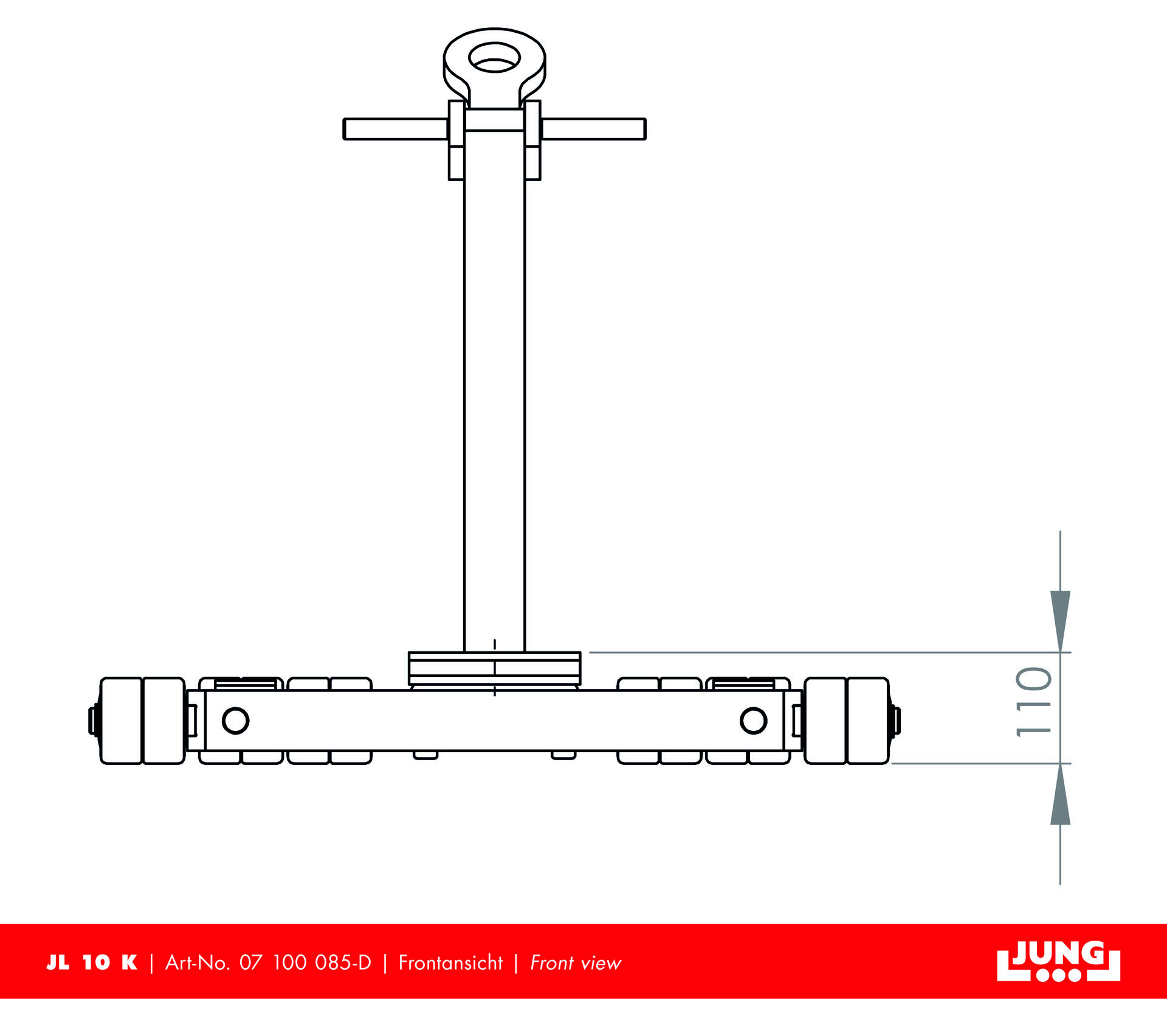 Steerable trolley JL 10 K Professional