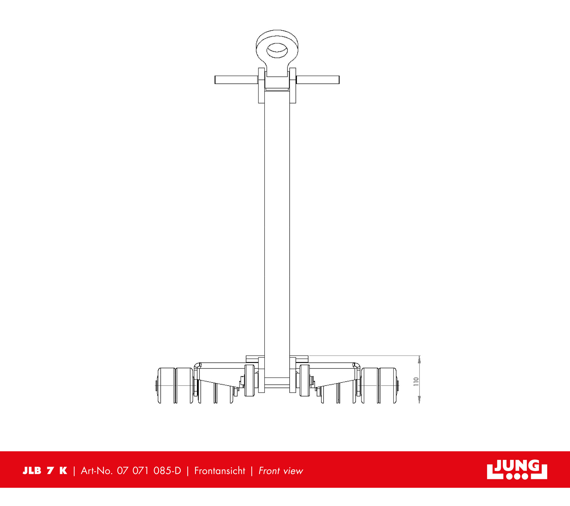 Steerable trolley JLB 7 K Professional