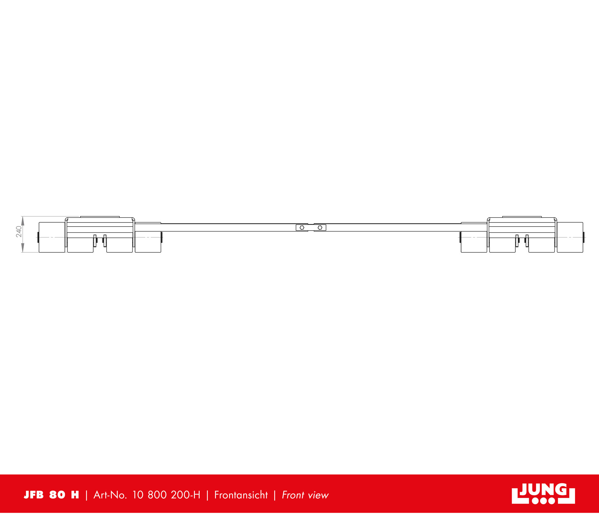 Fahrwerk JFB 80 H Professional