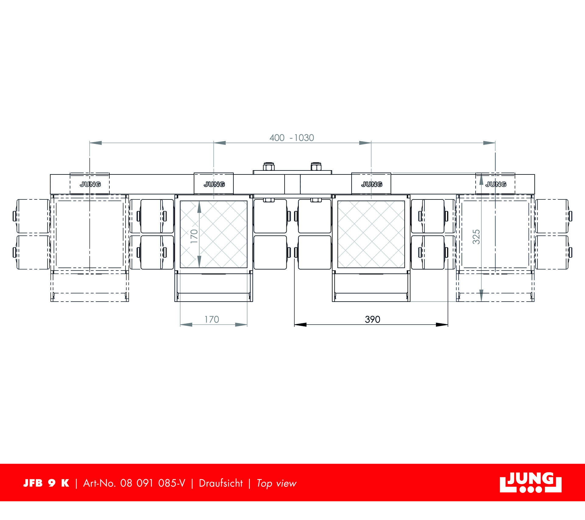 Adjustable trolley JFB 9 K